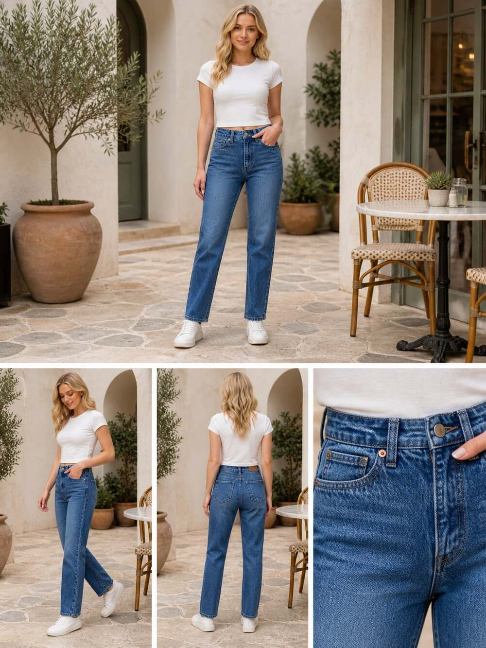 Madewell Curvy Perfect Vintage Jean 27P High Rise Tapered Denim NWT